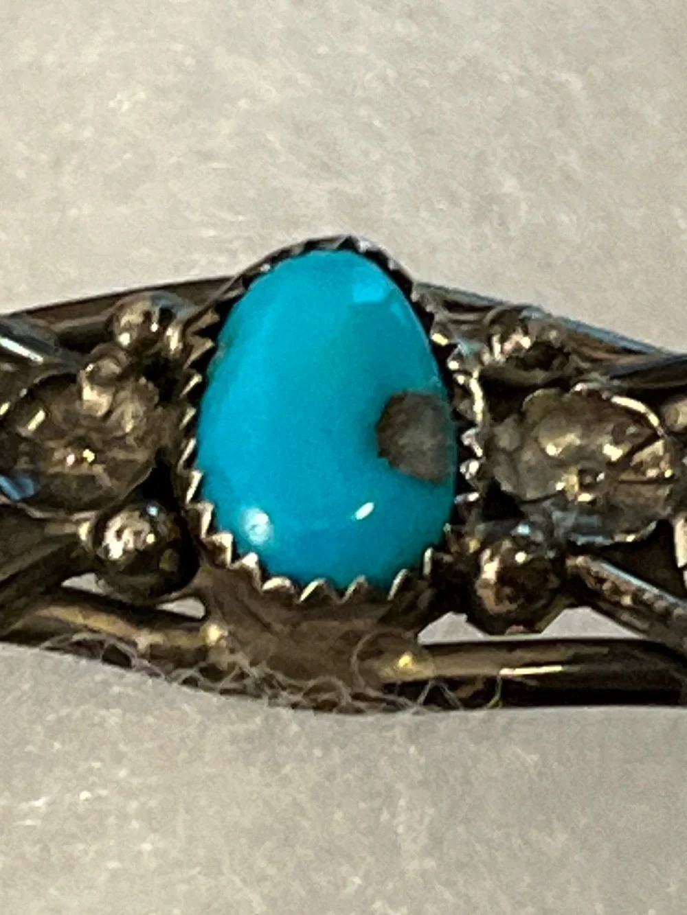 “Old Pawn” ~ Native American Turquoise Bracelet